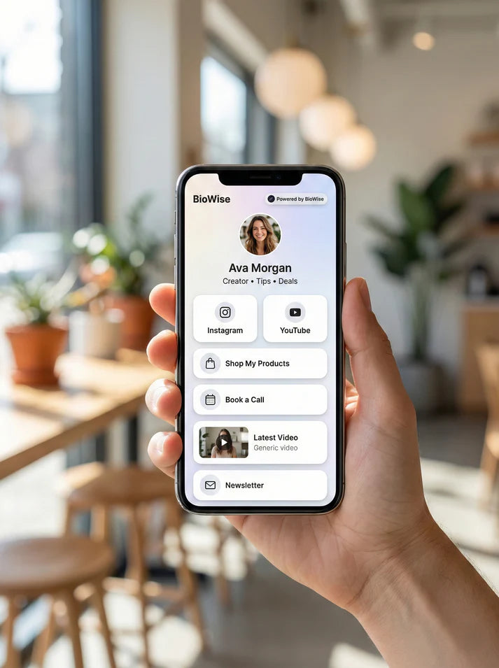 Bio Wise | Link-in-Bio Page Builder App