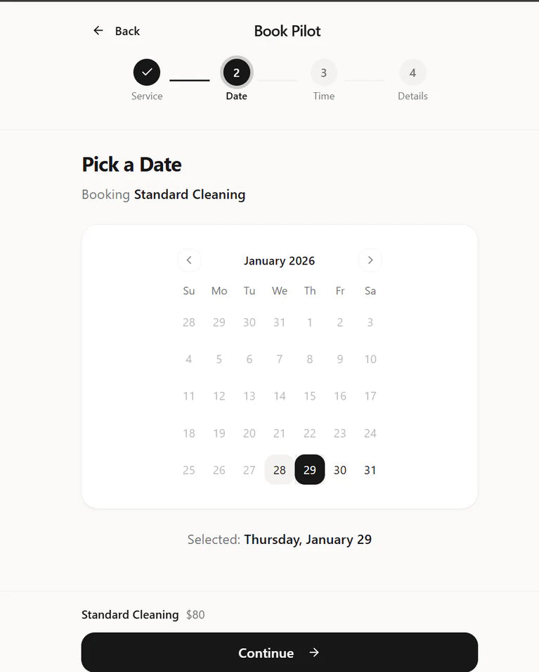 Book Pilot | Appointment & Booking App