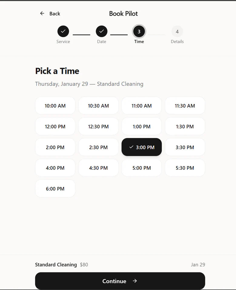 Book Pilot | Appointment & Booking App