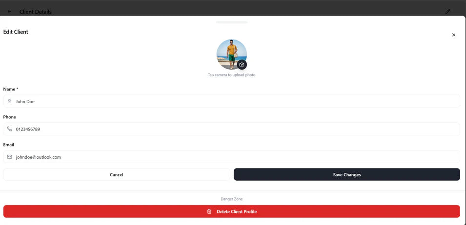 Client Folio | "Pocket CRM App" for Pros