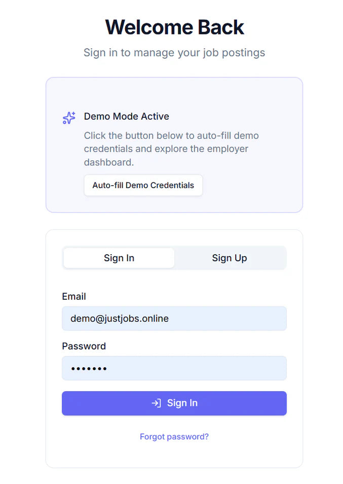 Just Jobs | Job Posting & Recruitment App